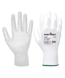 Portwest A120 Grip 13 PU Palm Glove 12-Pack in White