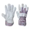 Portwest A210 Leather Rigger 260 Cow Split Palm Bar Glove 12-Pack in Grey