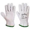 Portwest A260 Leather Driver 115 Goat Grain Glove in Grey