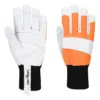 Portwest A291 Chainsaw 150 Goat Leather Glove Class 1 in Orange