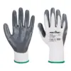 Portwest A310 Grip 13 Nitrile Glove 12-Pack in Grey/White