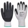 Portwest A312 Grip 13 Nitrile Diamond Knit Glove (Pk12) in Grey/Black
