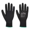 Portwest A335 Grip 15 Polyester Nitrile Sandy Glove 12-Pack in Black