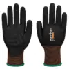 Portwest A375 GP Grip 18 Nitrile Smooth/Sandy Glove in Black