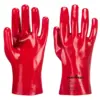 Portwest A427 Grip 12 PVC Gauntlet 27cm 12-Pack in Red