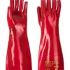 Portwest A445 Grip 12 PVC Gauntlet 45cm in Red