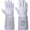 Portwest A520 TIG Welders 85 Grain Leather Gauntlet in Grey