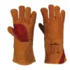 Portwest A530 Welders 330 Split Leather Reinforced Palm Gauntlet in Brown