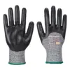 Portwest A621 Cut D13 3/4 Nitrile Foam Glove in Black