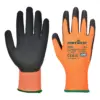 Portwest A625 Cut D13 PU Viz-Tex Glove in Orange/Black