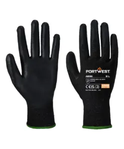 Portwest A635 Cut B13 PU Economy Glove 12-Pack in Black