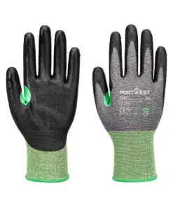 Portwest A637 CS Cut C18 PU Glove in Grey/Black