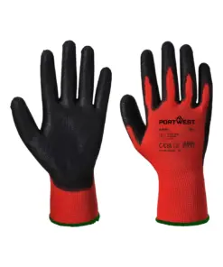 Portwest A641 Grip 13 PU Glove 12-Pack in Red/Black