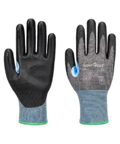 Portwest A647 CS Cut D15 PU Glove in Grey/Black