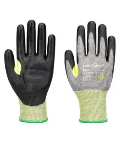Portwest A651 CS Cut E15 PU Glove in Grey/Black