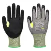 Portwest A652 CS Cut E21 Nitrile Glove in Grey/Black