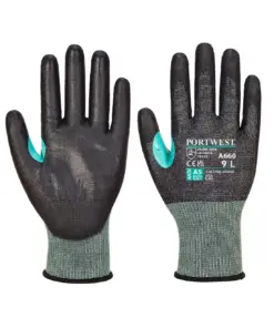 Portwest A660 CS Cut E18 PU Glove in Black