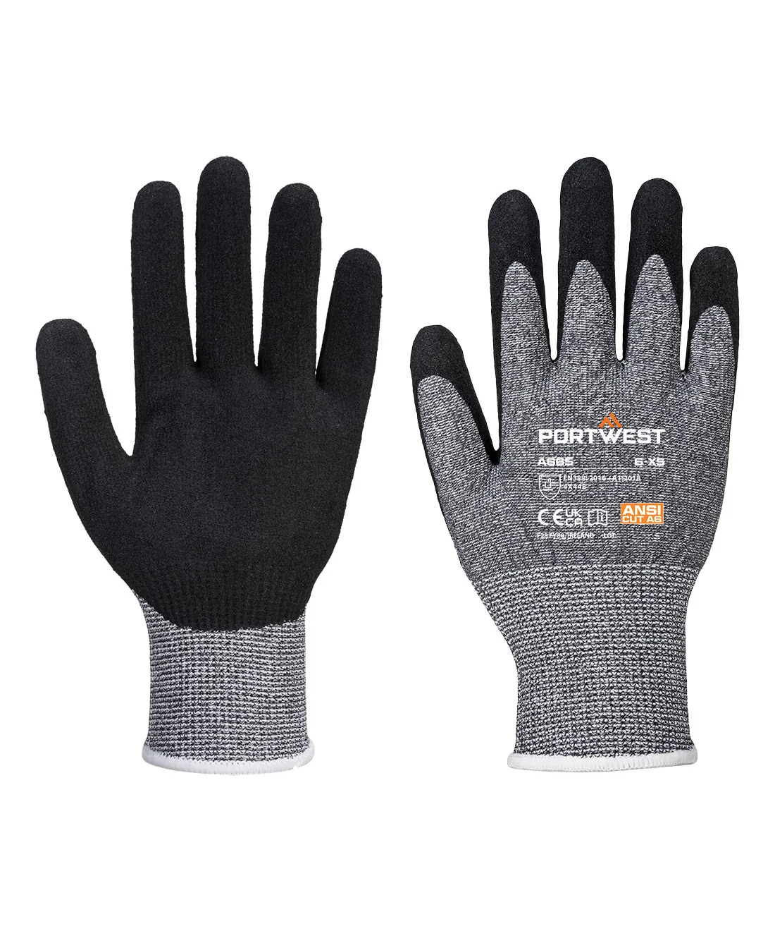 Portwest A665 Cut E13 Nitrile Glove in Grey