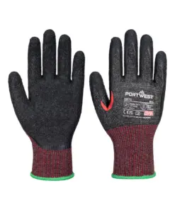 Portwest A671 CS Cut F13 Latex Glove in Black