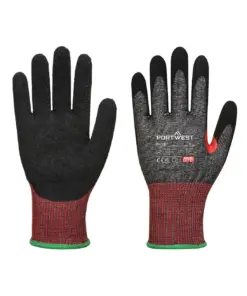 Portwest A672 CS Cut F13 Nitrile Glove in Black
