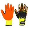 Portwest A721 Impact 13 Nitrile Reinforced Palm Glove in Yellow/Orange