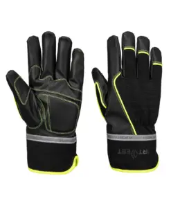 Portwest A753 Cold 450 PU Waterproof Mechanical Glove in Black