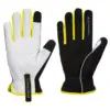 Portwest A776 PW3 Mechanic 160 Leather Palm Cold Glove in Black/Yellow