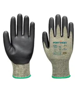 Portwest A784 FR Arc Cut C18 Level 2 Glove in Green/Black