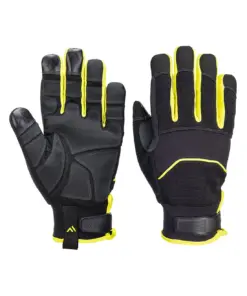 Portwest A792 Needle Resistant F350 Mechanical Glove in Black/Yellow