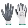 Portwest AB310 Grip 13 Nitrile Essential Multipack (Pk 12) in White/Grey