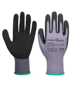 Portwest AB350 Grip 15 Nitrile Sandy Essential Multipack (Pk12) in Grey/Black