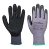 Portwest AB351 Grip 15 Nitrile Sandy Dotted Essential Multipack (Pk12) in Grey/Black