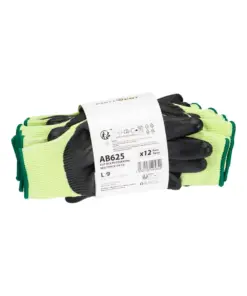 Portwest AB625 Cut D13 PU Essential Multipack (Box of 12) in Yellow/Black