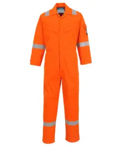 Portwest AF73 Araflame Work Lightweight FR Coverall in Orange