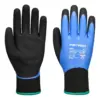 Portwest AP01 Cold 13 Latex Aqua Glove in Blue/Black