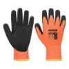 Portwest AP02 Cold 10 Nitrile Sandy Liquid Repellent Glove in Orange/Black