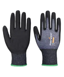 Portwest AP18 SG Cut C15 Eco Nitrile Glove (Pk12) in Blue/Black