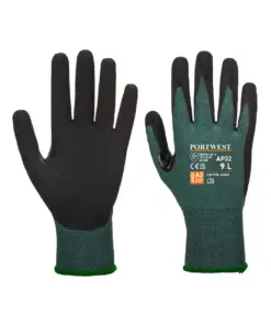 Portwest AP32 Cut B18 Dexti Pro Nitrile Glove in Black/Grey