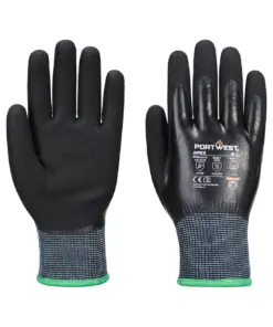 Portwest AP53 Cold F15 Nitrile Aqua Cut Glove in Black