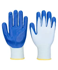 Portwest AP71 FD Grip 15 Nitrile Glove in Blue