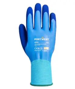 Portwest AP80 Grip 13 Latex Foam Aqua Glove in Blue