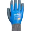 Portwest AP81 Cut D13 Latex Aqua Glove in Blue