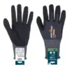 Portwest APR12 SG Grip 15 Nitrile Glove (Retail) in Grey/Black