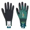 Portwest APR15 SG Cut B18 Nitrile Glove (Retail) in Green/Black