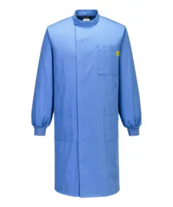 Portwest AS15 Anti-Static ESD Howie Coat in Hamilton Blue