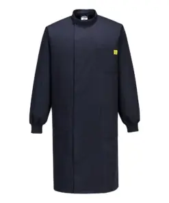 Portwest AS15 Anti-Static ESD Howie Coat in Navy