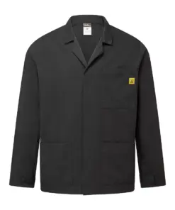 Portwest AS18 Anti-Static ESD Lab Jacket in Black