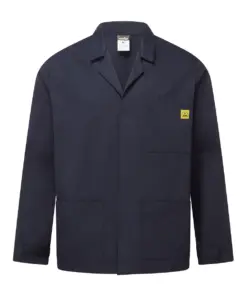 Portwest AS18 Anti-Static ESD Lab Jacket in Navy