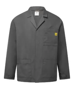 Portwest AS18 Anti-Static ESD Lab Jacket in Zoom Grey