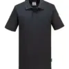 Portwest AS21 Anti-Static ESD Polo Shirt Short Sleeve in Black